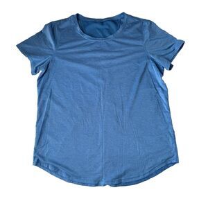 Women’s Workout Shirt Heather Blue Size Medium?